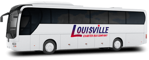 a plain white charter bus with a 